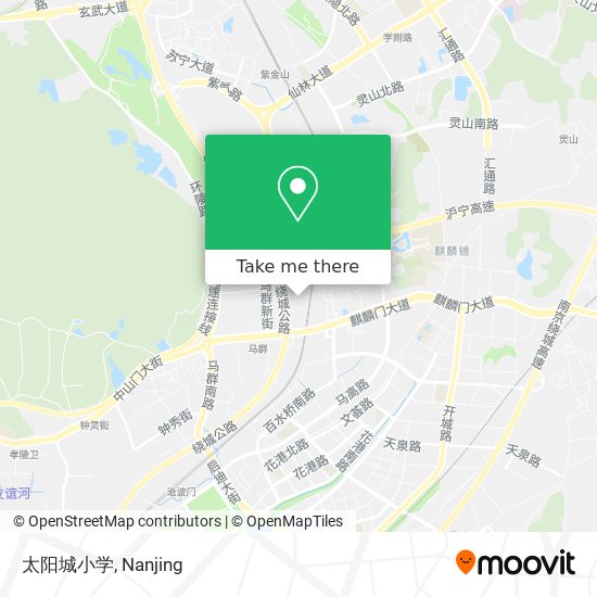太阳城小学 map