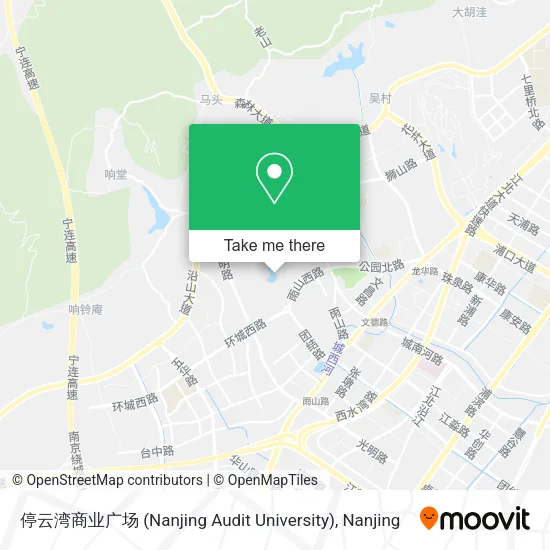 停云湾商业广场 (Nanjing Audit University) map
