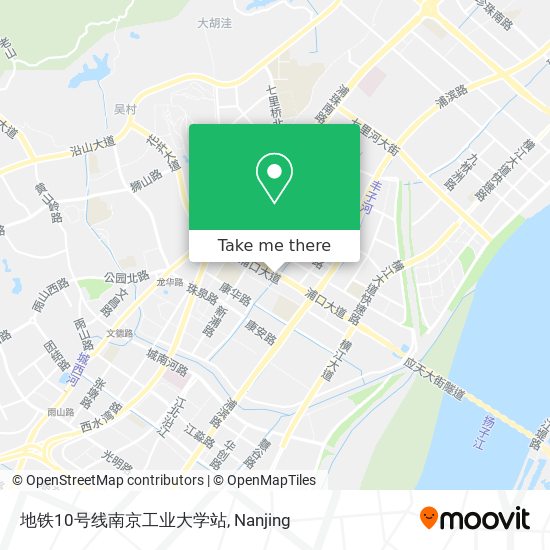 地铁10号线南京工业大学站 map