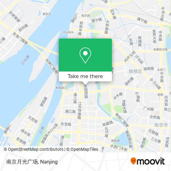 南京月光广场 map