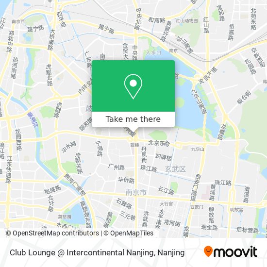 Club Lounge @ Intercontinental Nanjing map