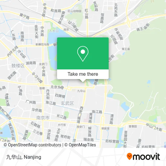 九华山 map