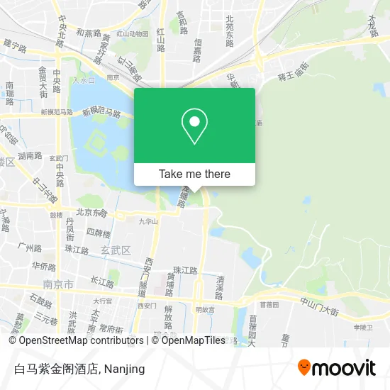白马紫金阁酒店 map