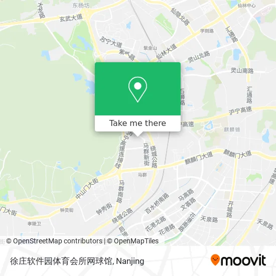 徐庄软件园体育会所网球馆 map