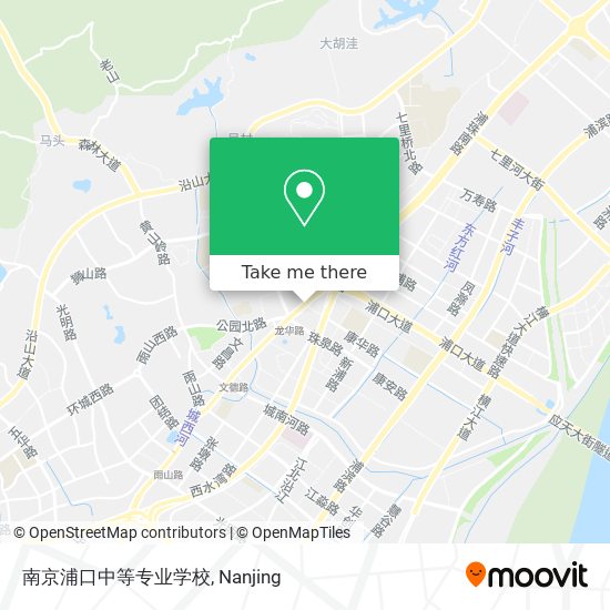 南京浦口中等专业学校 map