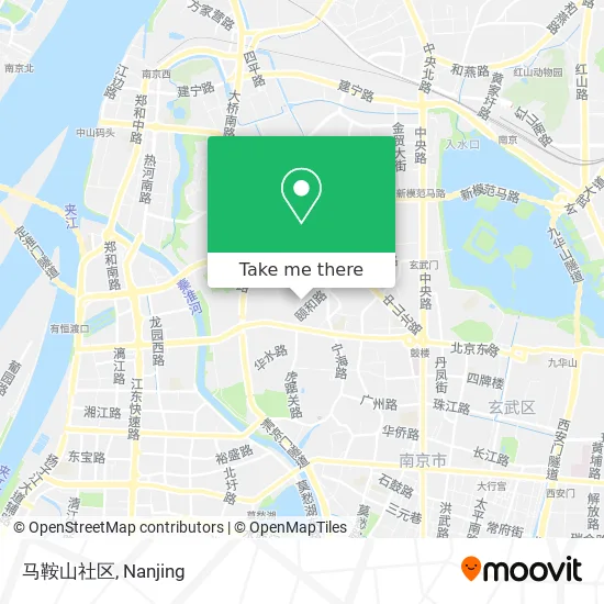 马鞍山社区 map