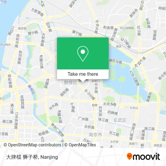 大牌檔 狮子桥 map