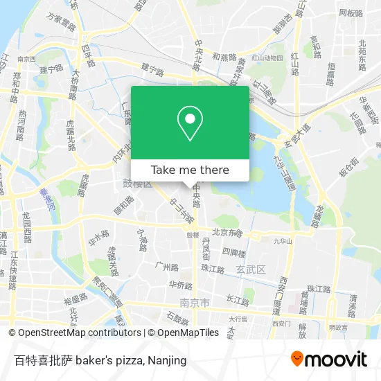 百特喜批萨 baker's pizza map