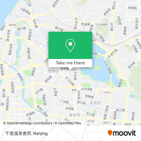 千惠溫泉會所 map