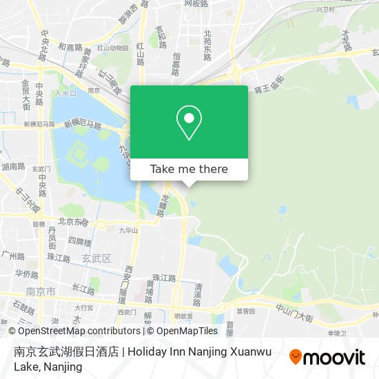 南京玄武湖假日酒店 | Holiday Inn Nanjing Xuanwu Lake map