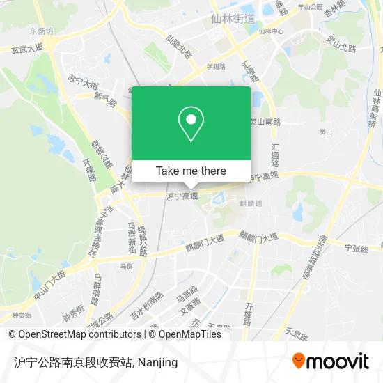 沪宁公路南京段收费站 map