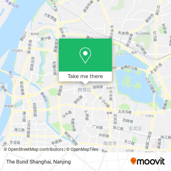 The Bund Shanghai map
