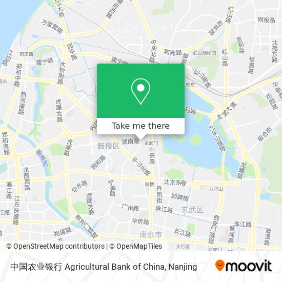 中国农业银行 Agricultural Bank of China map