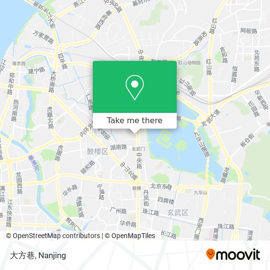 大方巷 map