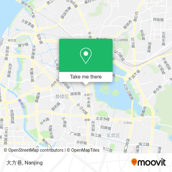 大方巷 map