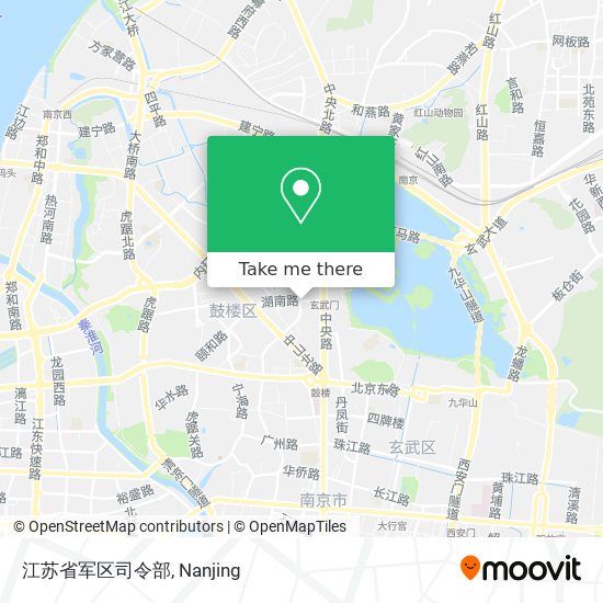 江苏省军区司令部 map