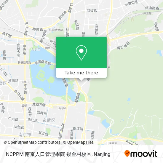 NCPPM 南京人口管理學院 锁金村校区 map