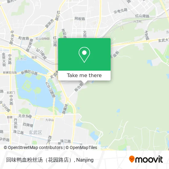 回味鸭血粉丝汤（花园路店） map