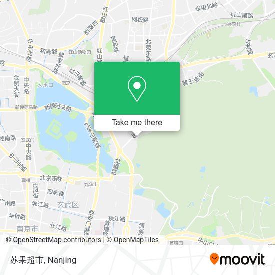 苏果超市 map