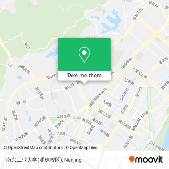 南京工业大学(浦珠校区) map
