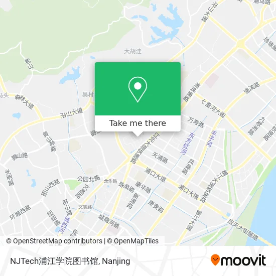 NJTech浦江学院图书馆 map
