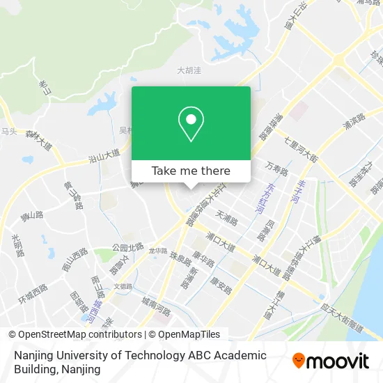 Nanjing University of Technology ABC Academic Building map
