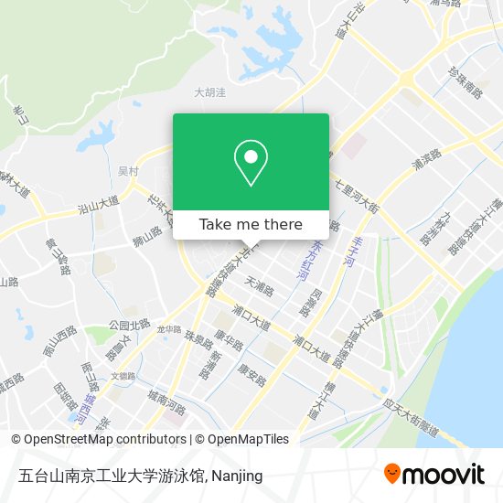 五台山南京工业大学游泳馆 map