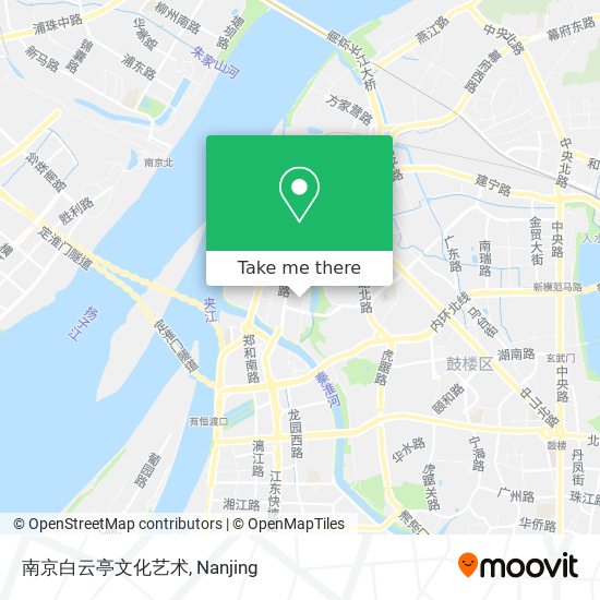 南京白云亭文化艺术 map