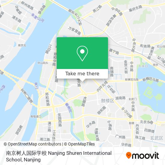 南京树人国际学校 Nanjing Shuren International School map