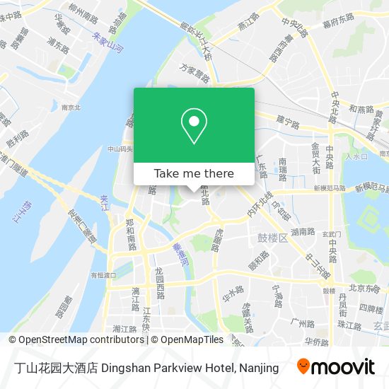 丁山花园大酒店 Dingshan Parkview Hotel map