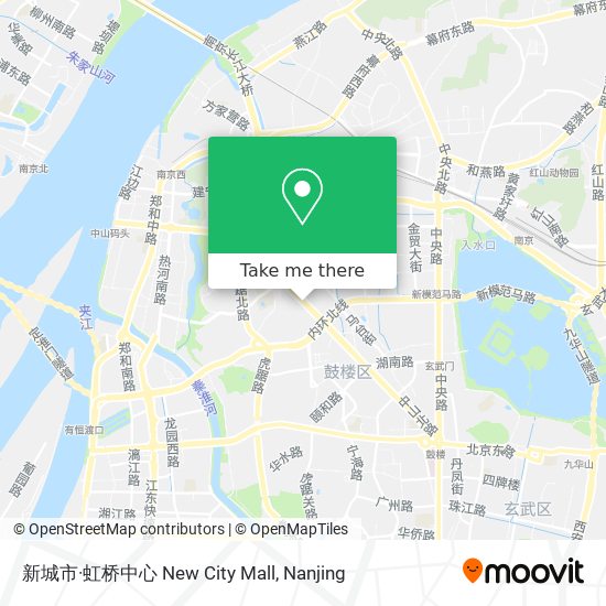 新城市·虹桥中心 New City Mall map