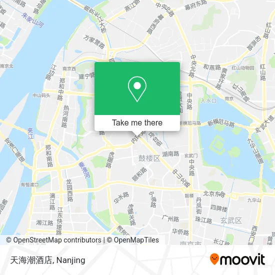 天海潮酒店 map