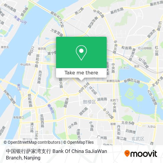 中国银行萨家湾支行 Bank Of China SaJiaWan Branch map