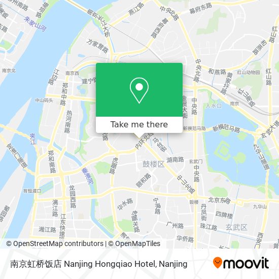 南京虹桥饭店 Nanjing Hongqiao Hotel map
