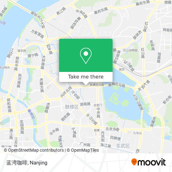 蓝湾咖啡 map