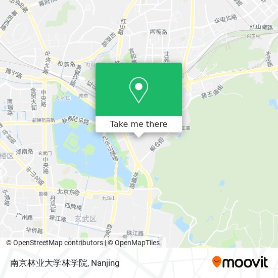 南京林业大学林学院 map