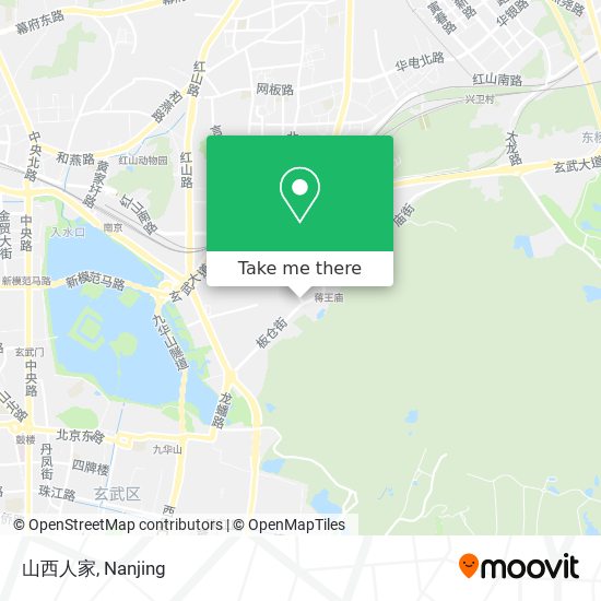 山西人家 map