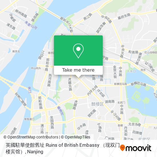 英國駐華使館舊址 Ruins of British Embassy （现双门楼宾馆） map