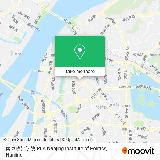南京政治学院 PLA Nanjing Institute of Politics map