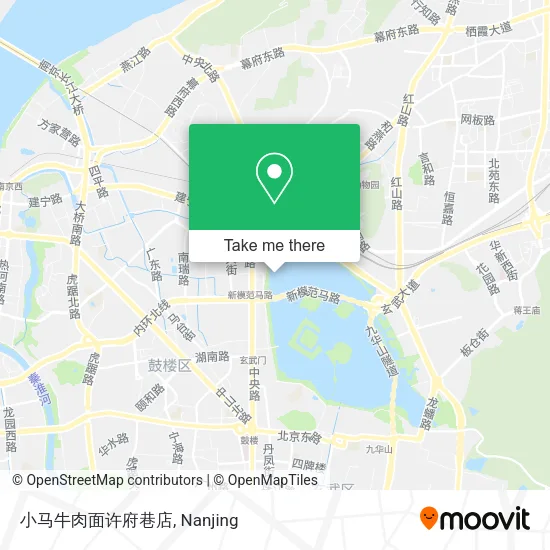 小马牛肉面许府巷店 map