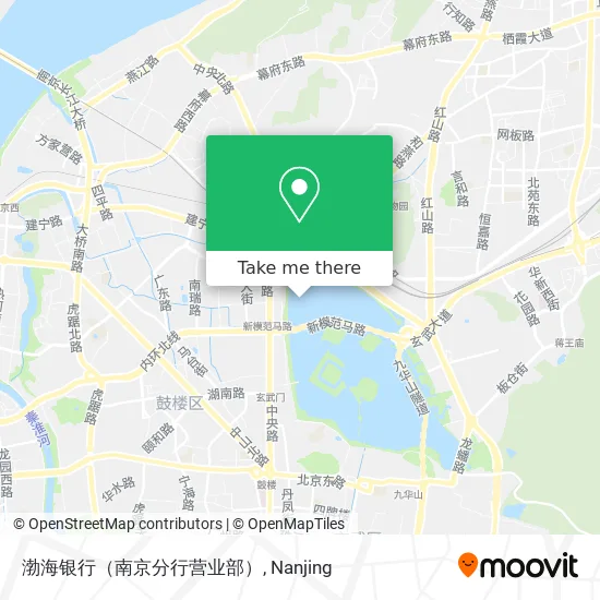 渤海银行（南京分行营业部） map
