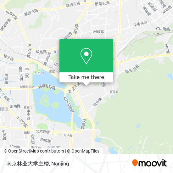 南京林业大学主楼 map