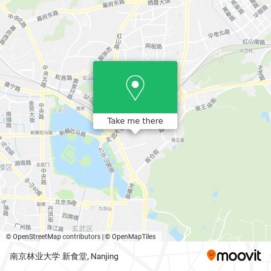 南京林业大学  新食堂 map