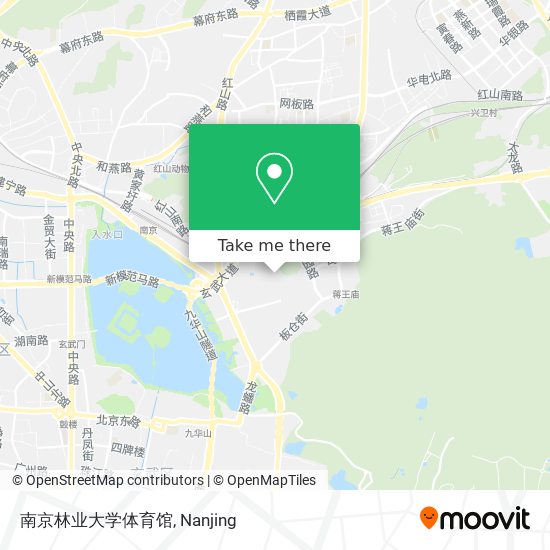 南京林业大学体育馆 map
