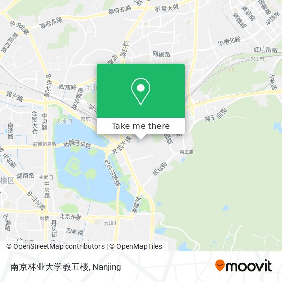 南京林业大学教五楼 map