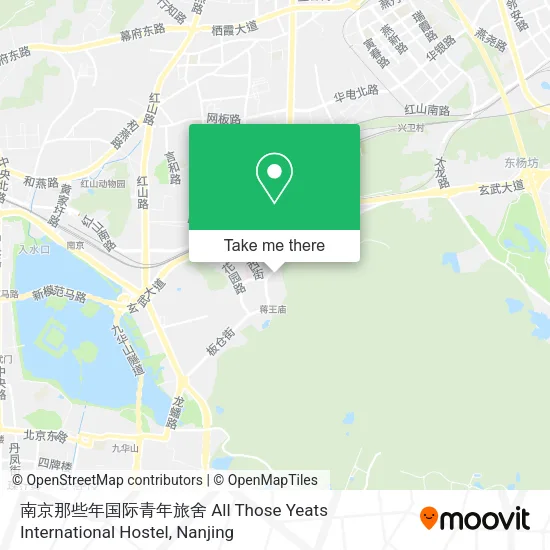 南京那些年国际青年旅舍 All Those Yeats International Hostel map