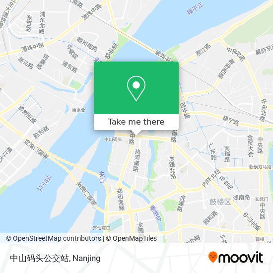 中山码头公交站 map