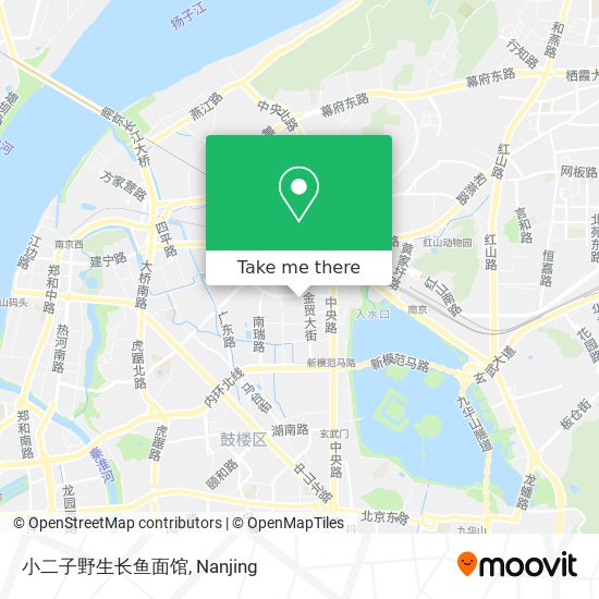 小二子野生长鱼面馆 map