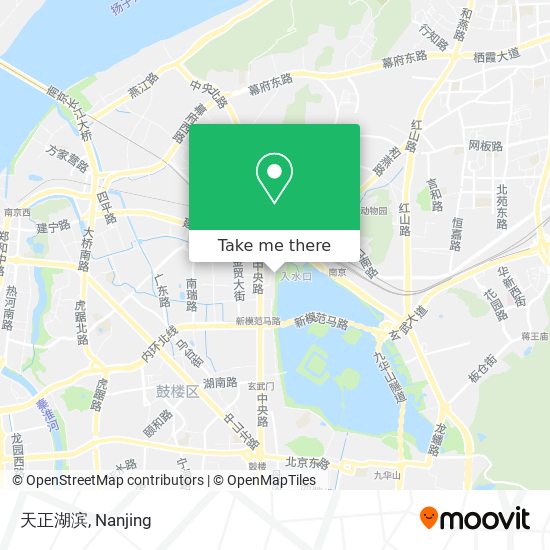 天正湖滨 map