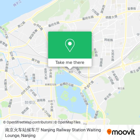 南京火车站候车厅 Nanjing Railway Station Waiting Lounge map